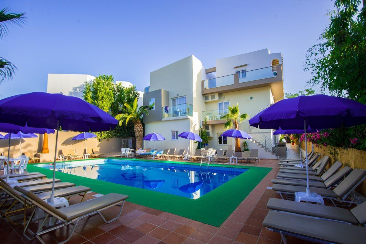 Kastro Beach Apartments Малиа Экстерьер фото