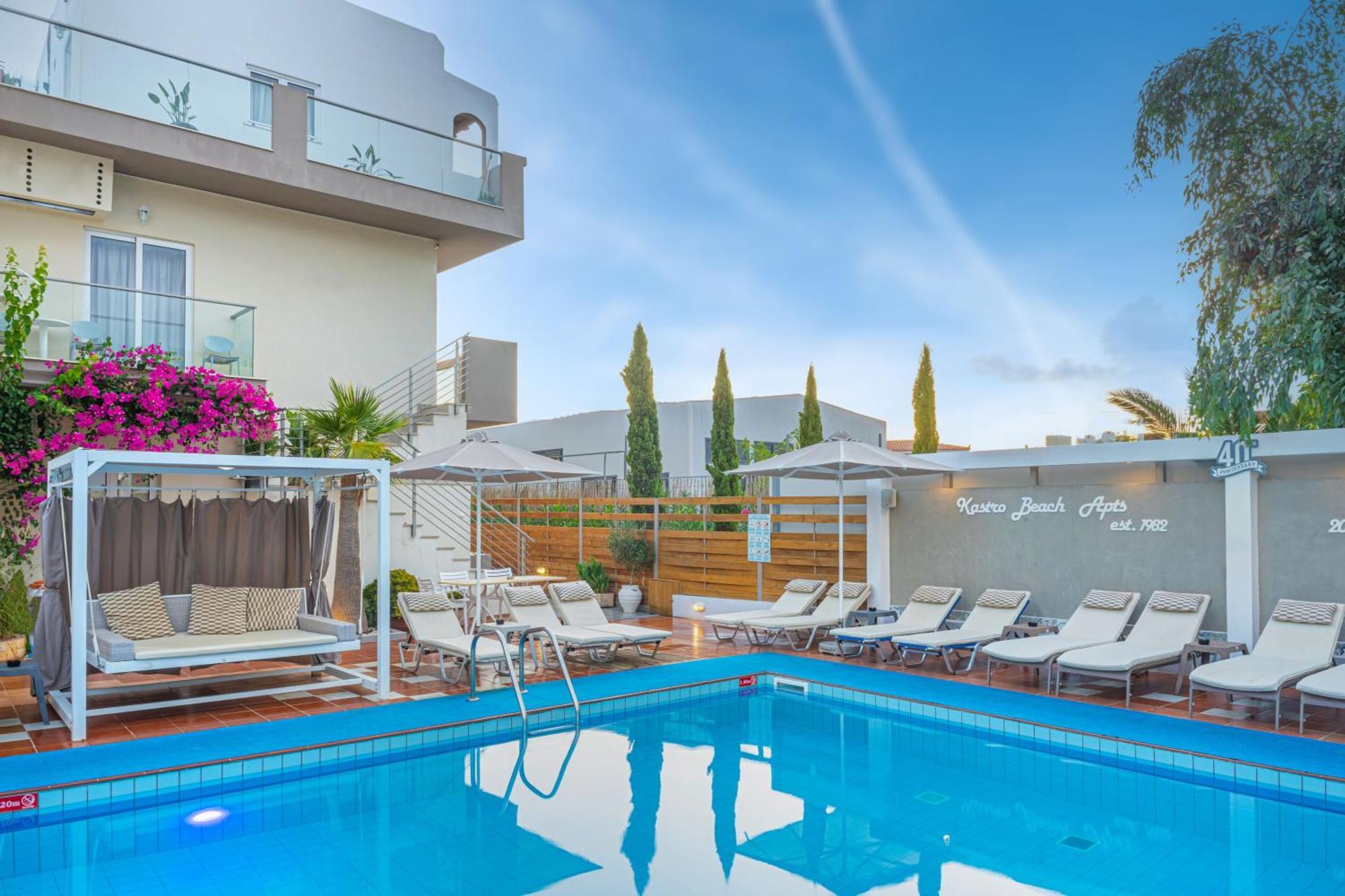 Kastro Beach Apartments Малиа Экстерьер фото